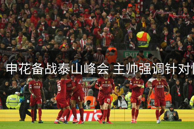 申花备战泰山峰会 主帅强调针对性训练成效